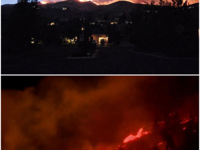 Nevada Wildfire Emergency Forces Mass Evacuation