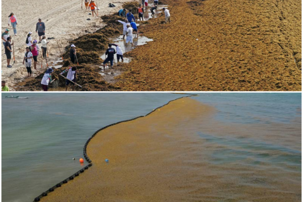 Mexico’s Caribbean Coast Battles Growing Sargassum Invasion