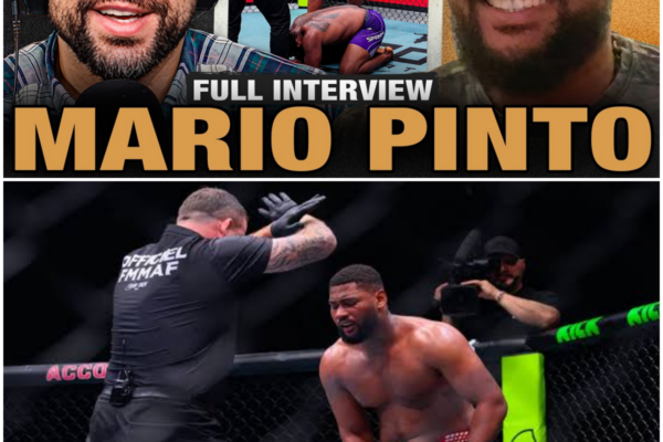 Mario Pinto Describes Battling Imposter Syndrome, UFC Winning Streak, Working in a Homeless Shelter