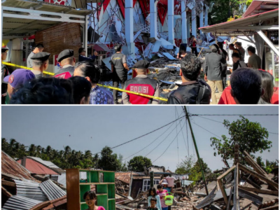 Indonesia Earthquake Death Toll Nears 70 as Thousands Wait for Help on Country’s Independence Day