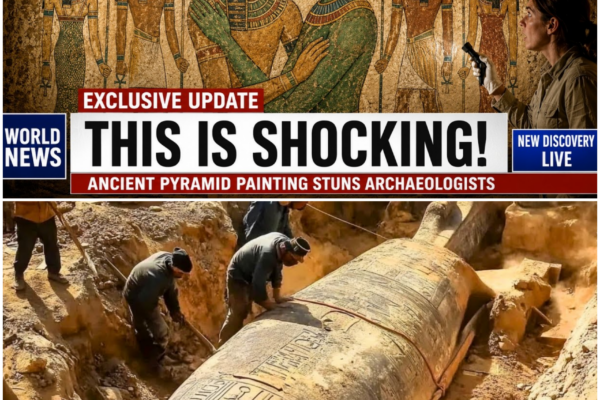 Archaeologists Just Found Terrifying Paintings Inside a Pyramid… And They’re Actually Real