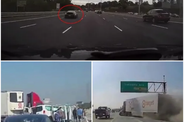 Harrowing Dashcam Footage Captures Violent 170 Freeway Crash