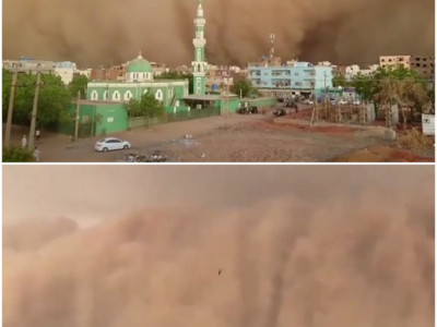 Sudan Dust Storm: East Nile Engulfed by Massive Dust as Khartoum Visibility Falls