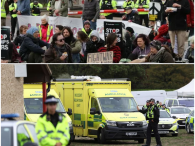 UK Police Update on Explosive-Related Arrests Near US Air Base