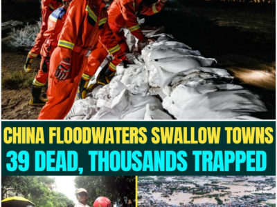 China Flood Havoc: A Dramatic Collapse Amid Typhoon Saudel