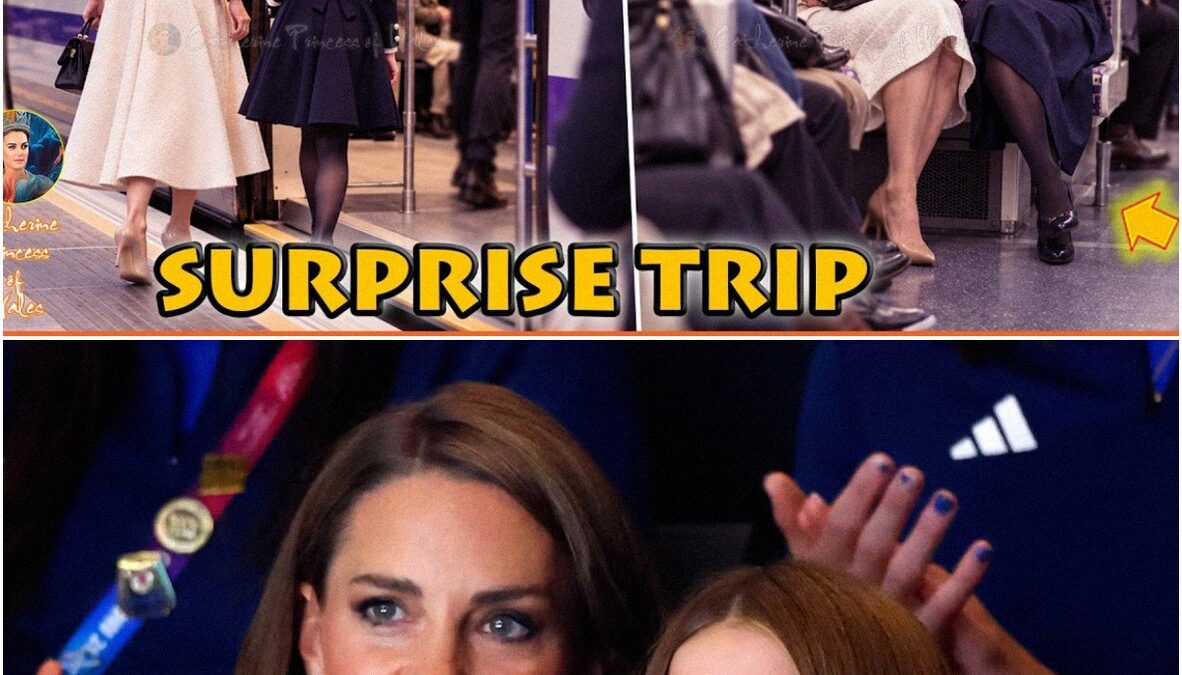 Catherine and Charlotte SPOTTED on the London Underground in Rare Outing That Fans Frenzy