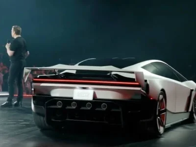 Tesla’s Long-Delayed Roadster Finally Arrives — and It Flies, Flips and Hits 60 MPH in Under a Second