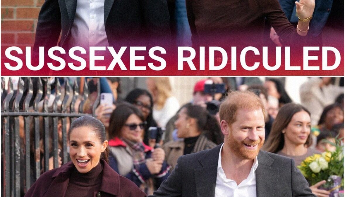 ‘Fake’: Harry and Meghan brutally mocked following first UK public engagement